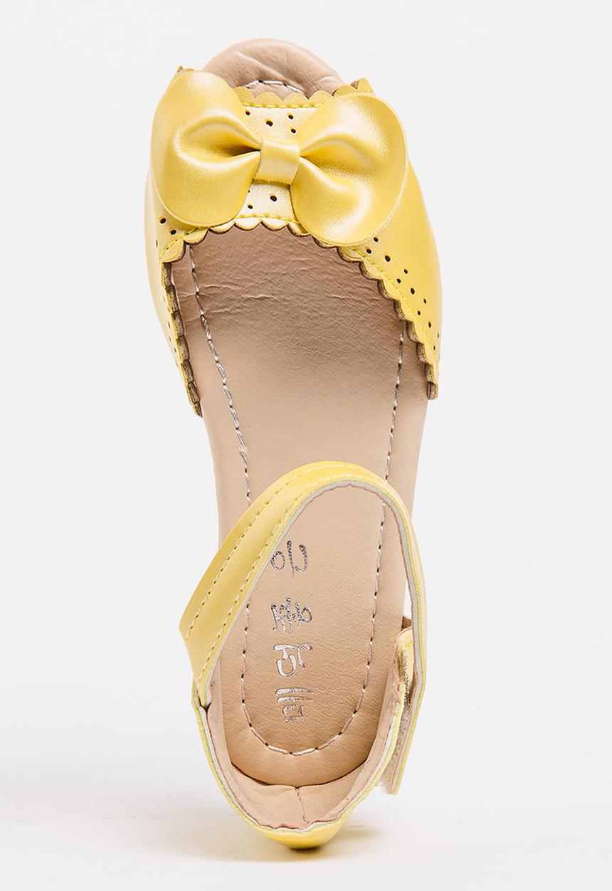 Pop Candy - Cage Sandals Yellow