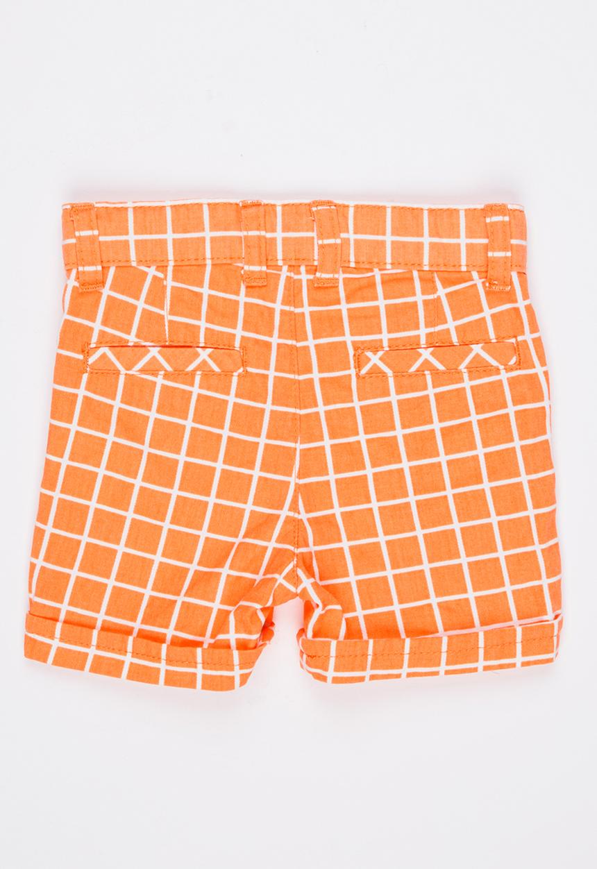 Soobe - Boys Printed Short Orange