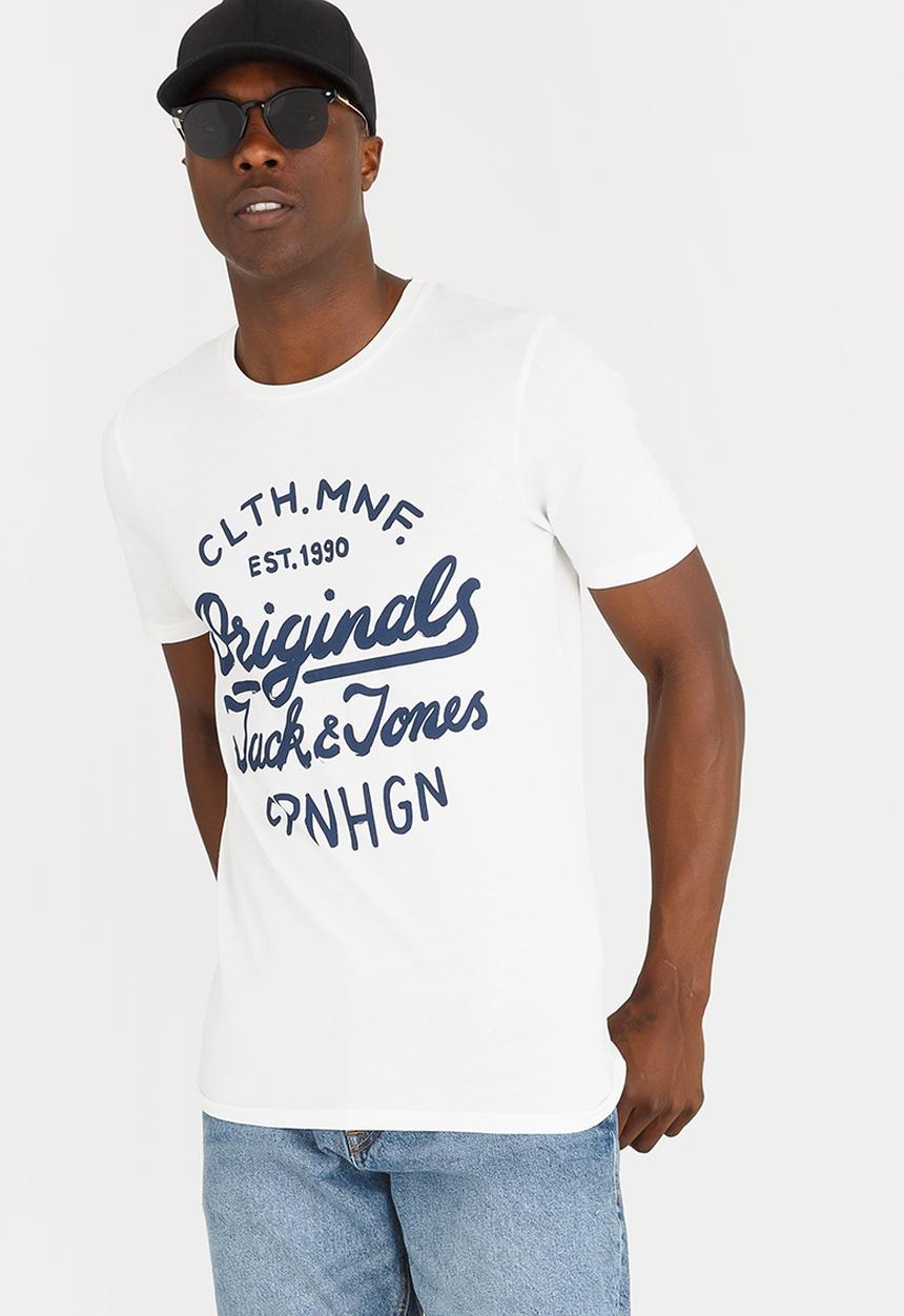 Jack & Jones - Surf Tee White