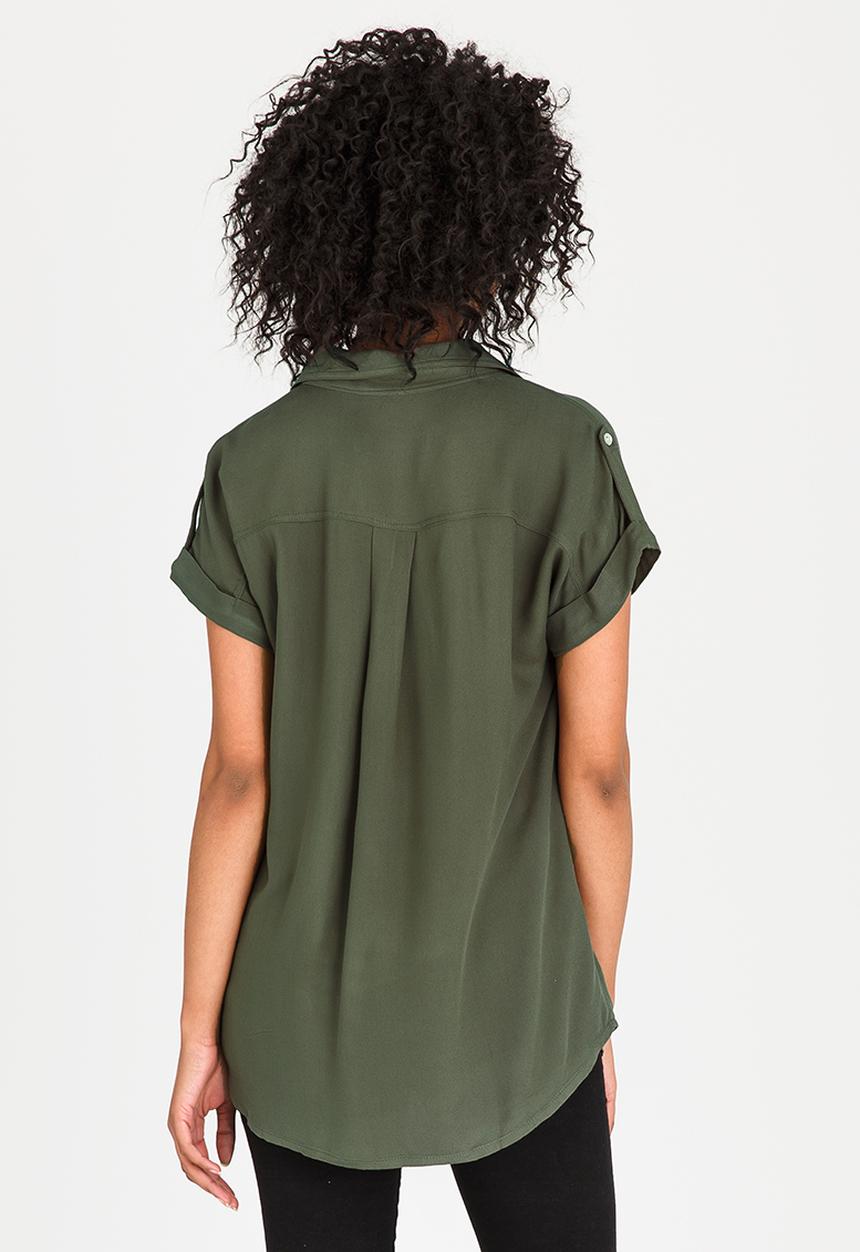JEEP - Slouchy Blouse Khaki Green