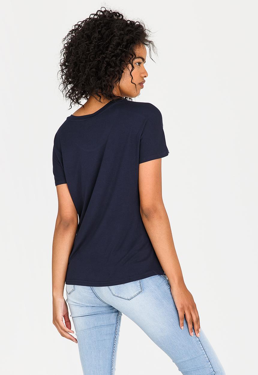 JEEP - Printed Tee Navy & White