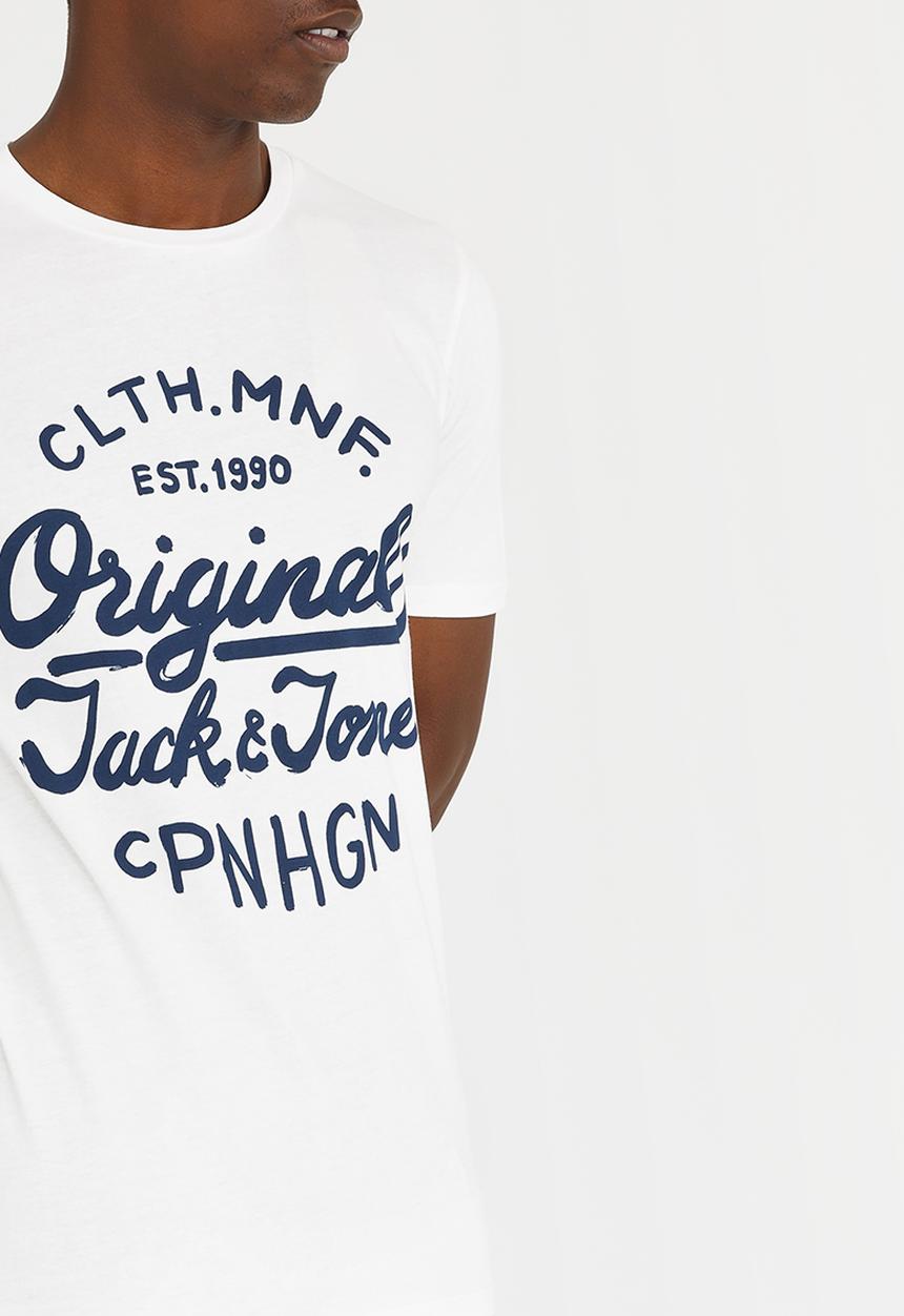 Jack & Jones - Surf Tee White