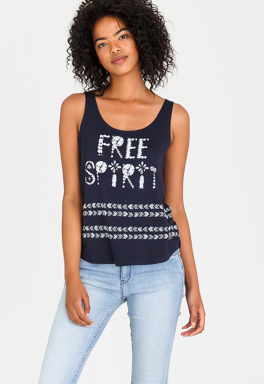 JEEP - Free Spirit Printed Vest Navy