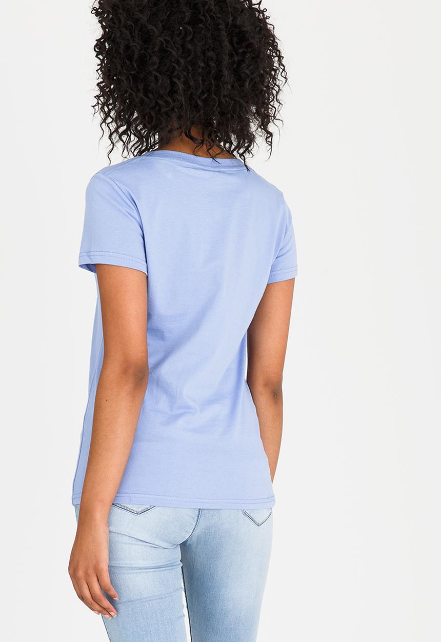 JEEP - Circle Logo Tee Mid Blue