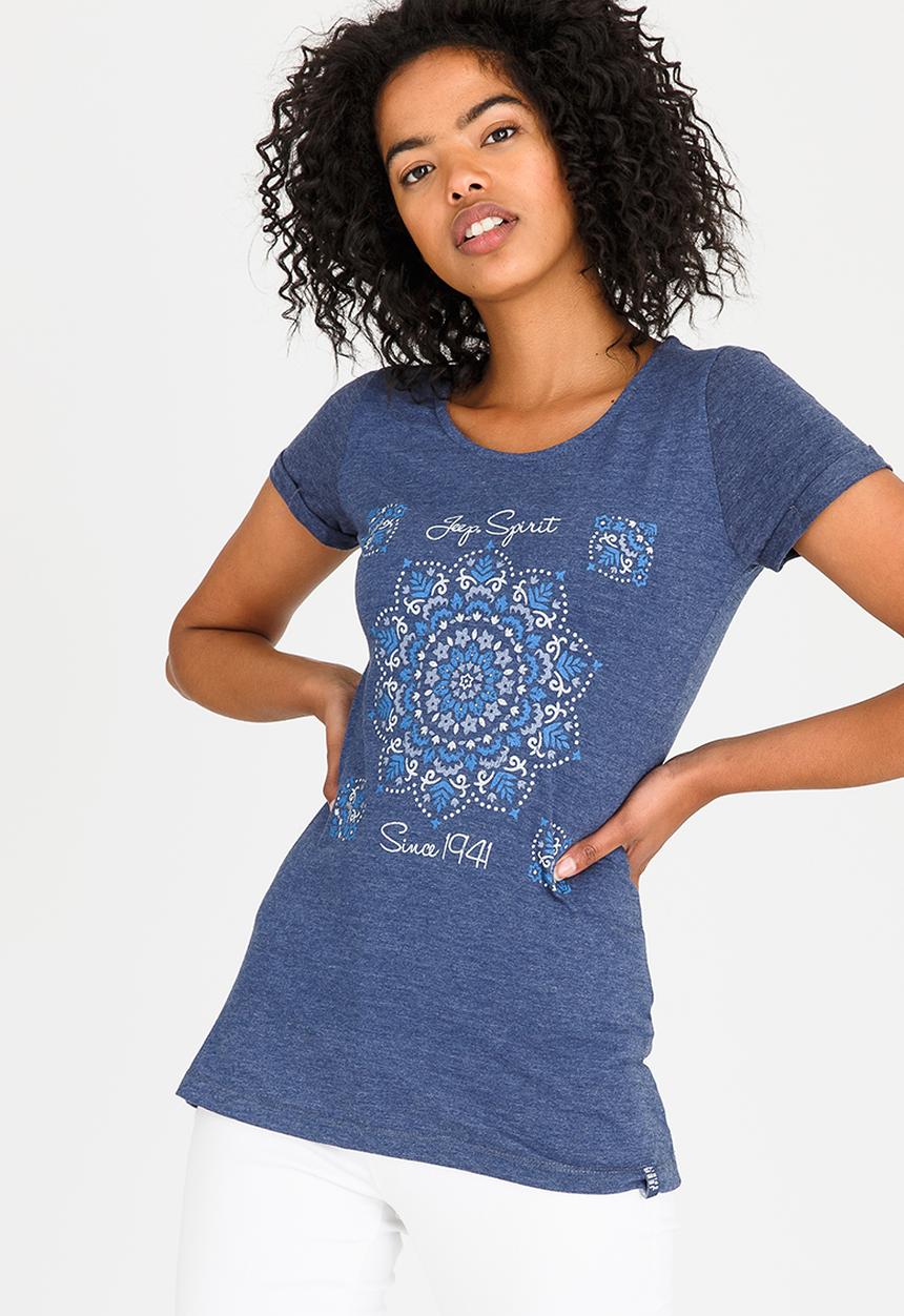 JEEP - Printed Tee Navy