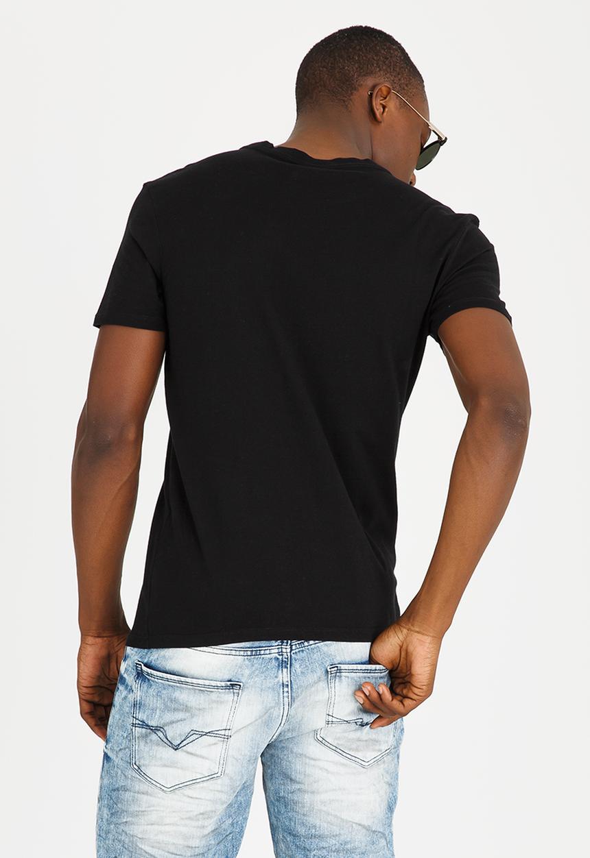 GUESS - Basic City Logo Crew Tee Black