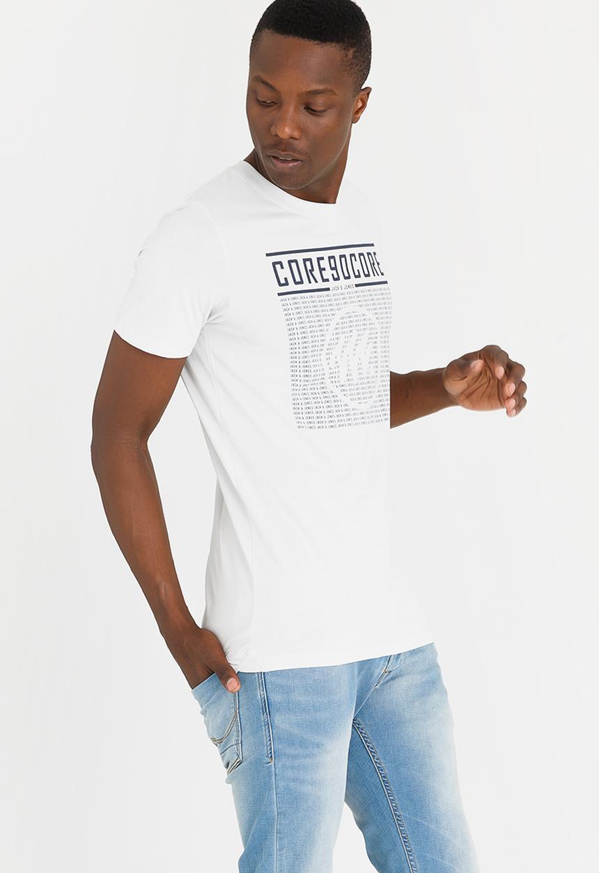 Jack & Jones - Words Tee Stone