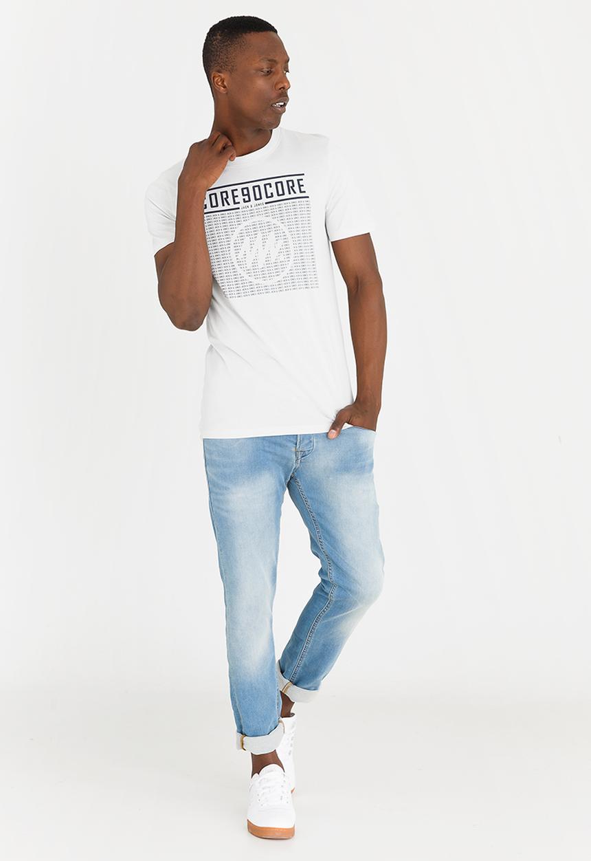 Jack & Jones - Words Tee Stone