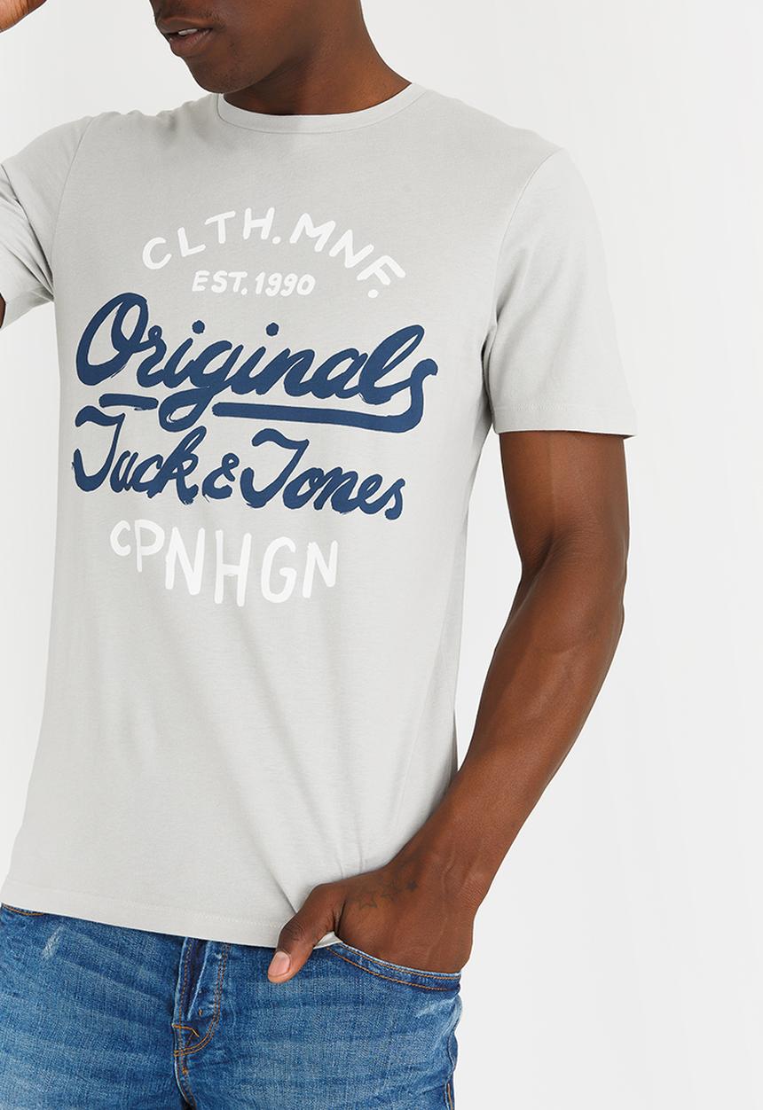 Jack & Jones - Surf Tee Grey