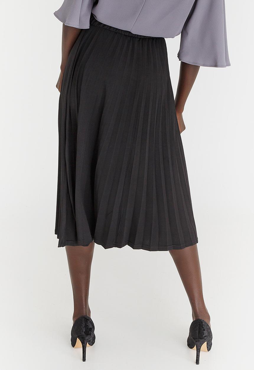 edit - Knit Workwear Skirt Black