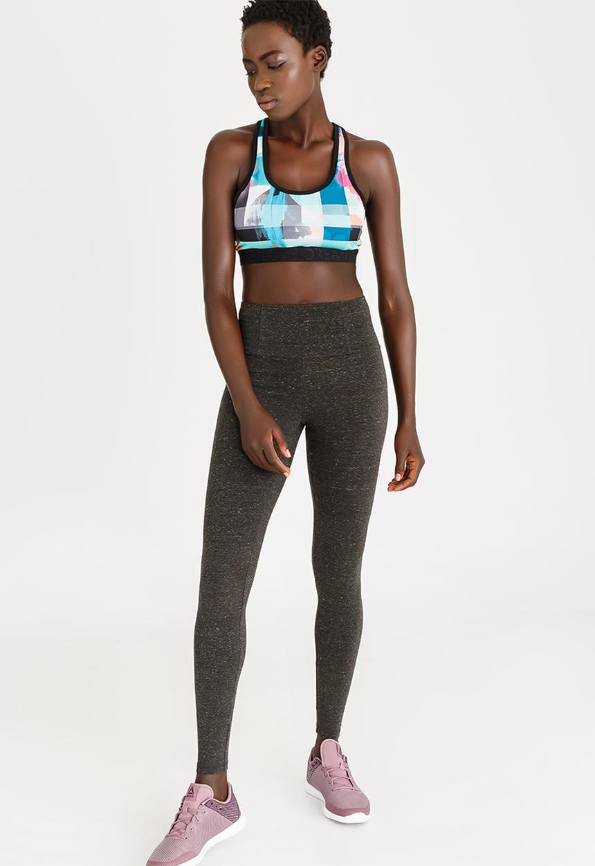 Lithe - Racer Back Crop Top Multi-colour