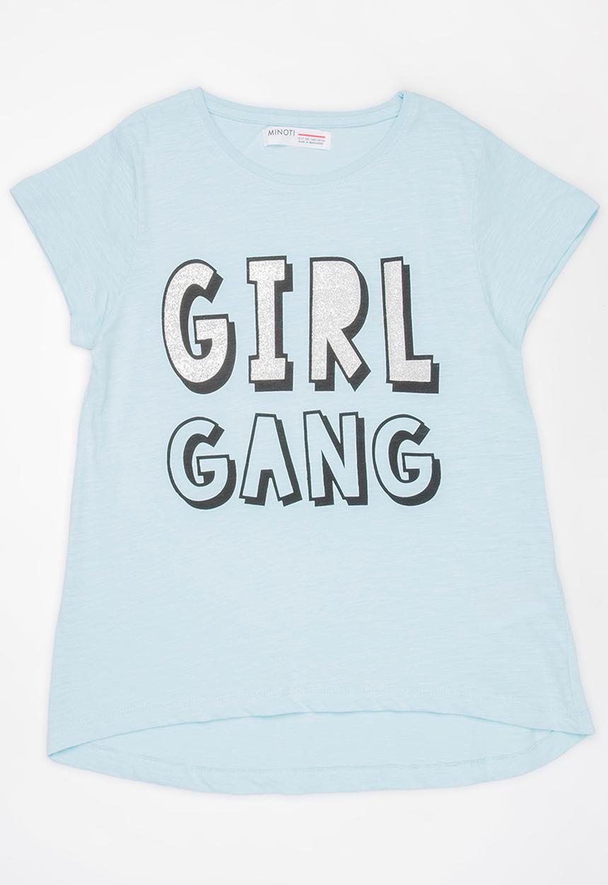 MINOTI - Basic Slub Tee Aqua