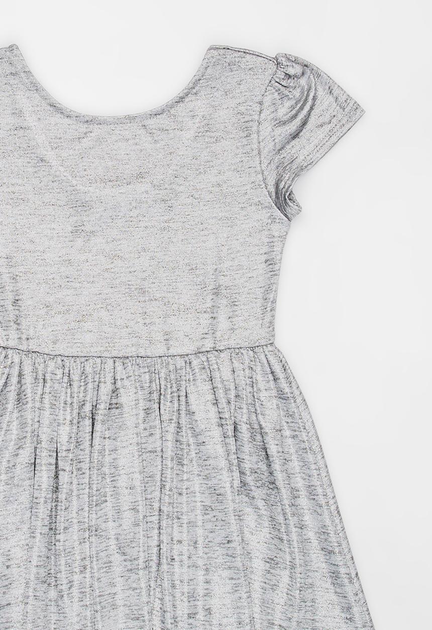 MINOTI - Shimmer Print Skater Dress Silver