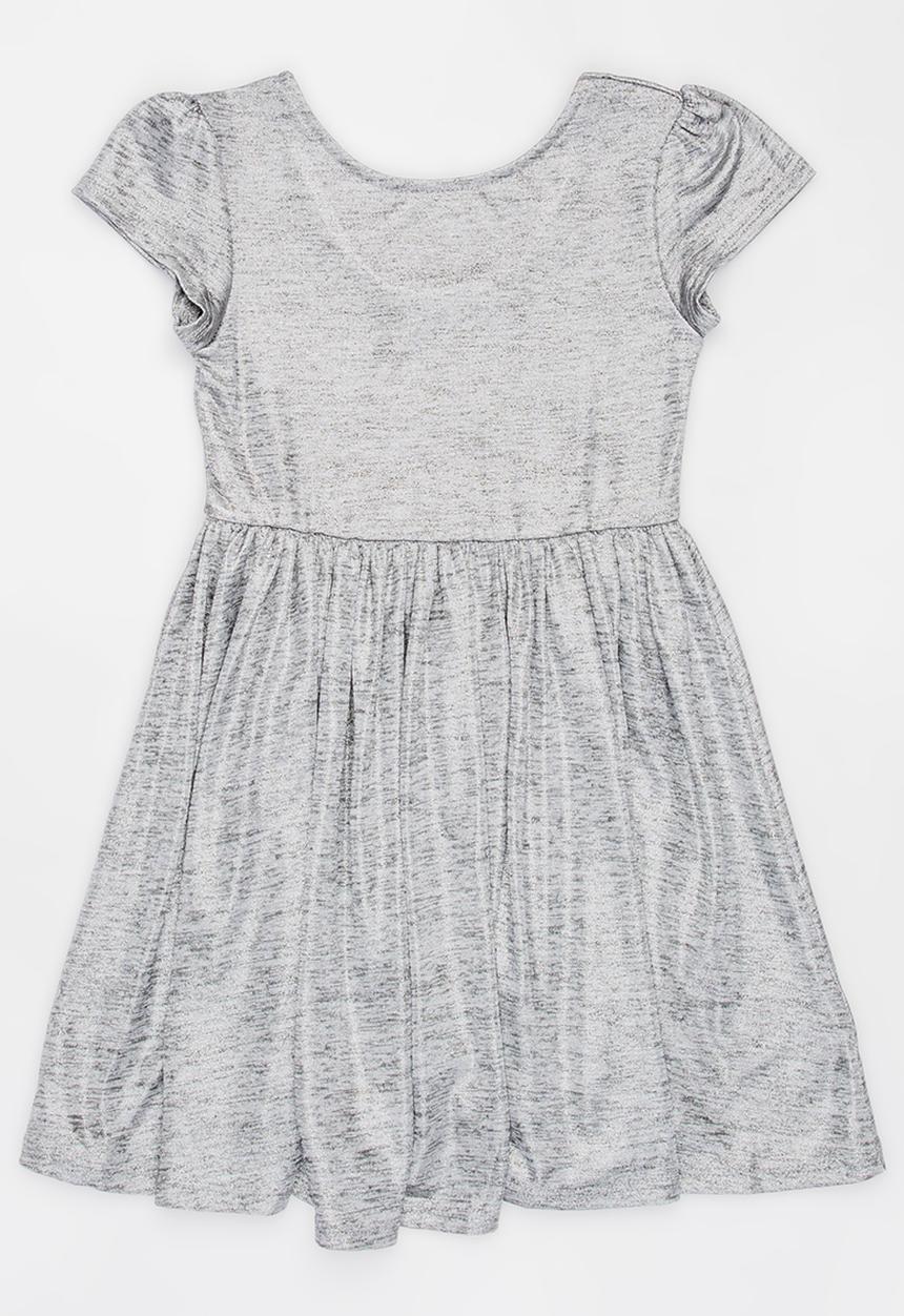 MINOTI - Shimmer Print Skater Dress Silver