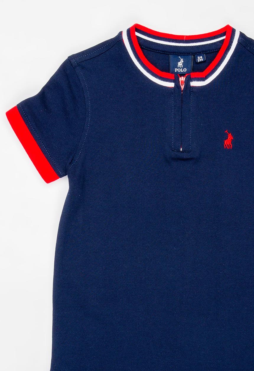 POLO - Craig Quarter Zip Golfer Navy