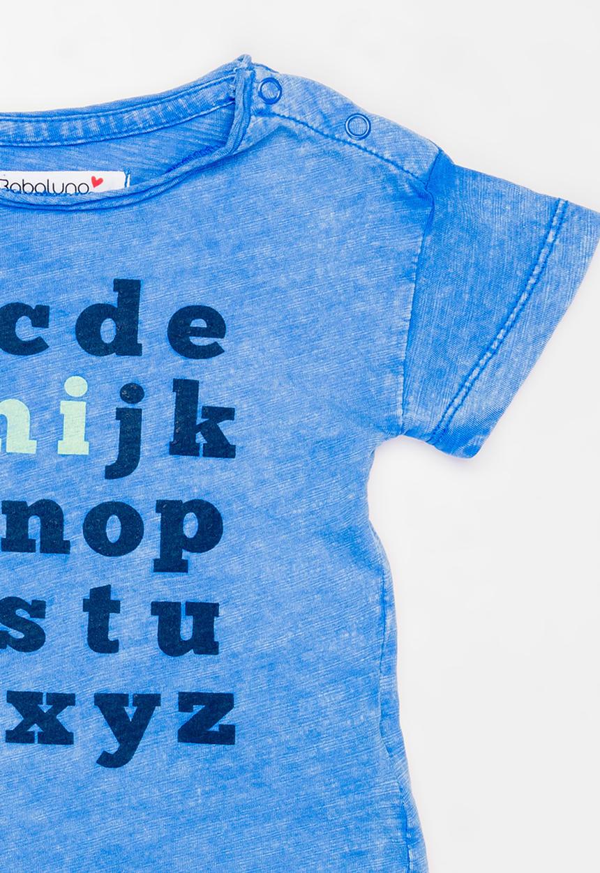 MINOTI - Holiday Acid Wash Printed Tee Blue