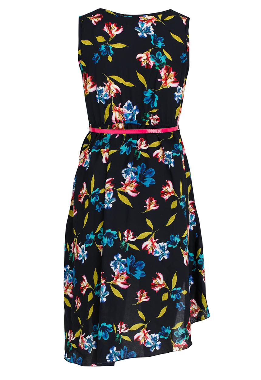 Twin Clothing - Printed Dress Navy