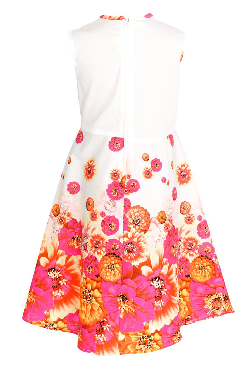 Twin Clothing - Floral Printed Dress Mid Pink