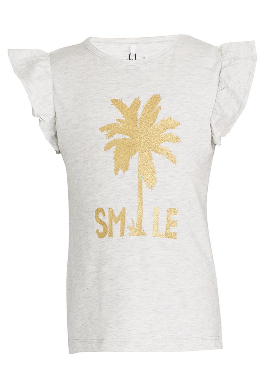 Name It - Cap sleeve  Dress Pale Grey