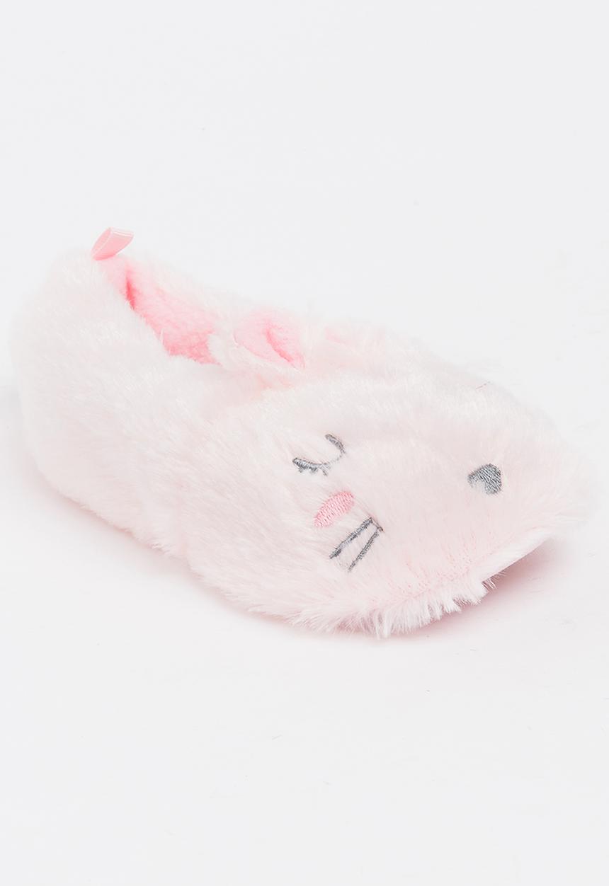 Pop Candy - Fluffy Bunny Slippers Pale Pink