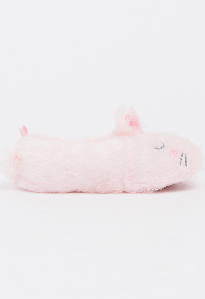 Pop Candy - Fluffy Bunny Slippers Pale Pink