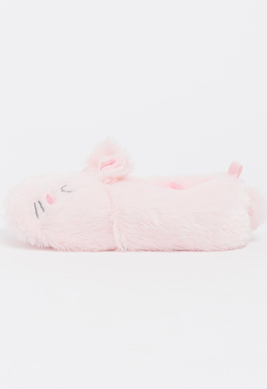 Pop Candy - Fluffy Bunny Slippers Pale Pink