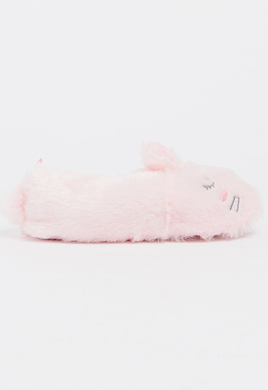 Pop Candy - Fluffy Bunny Slippers Pale Pink