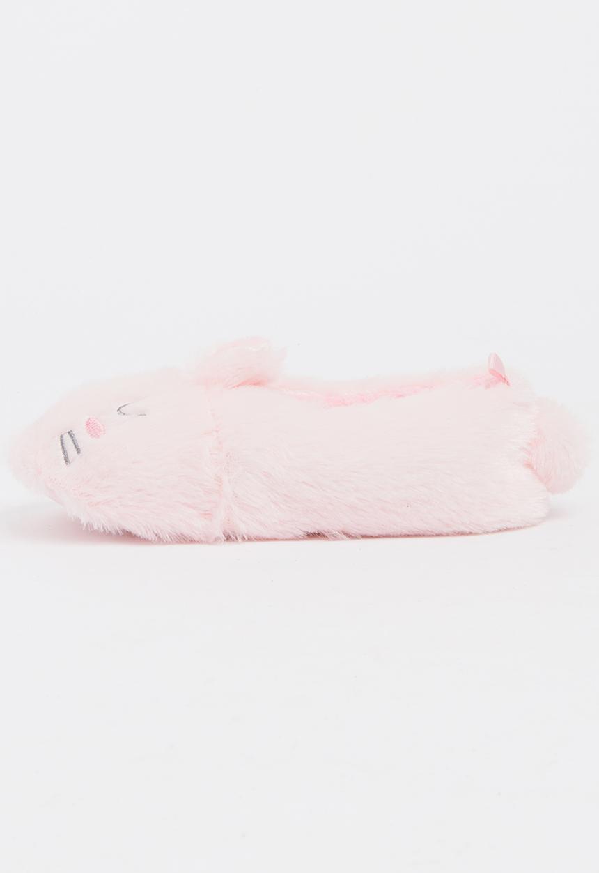 Pop Candy - Fluffy Bunny Slippers Pale Pink