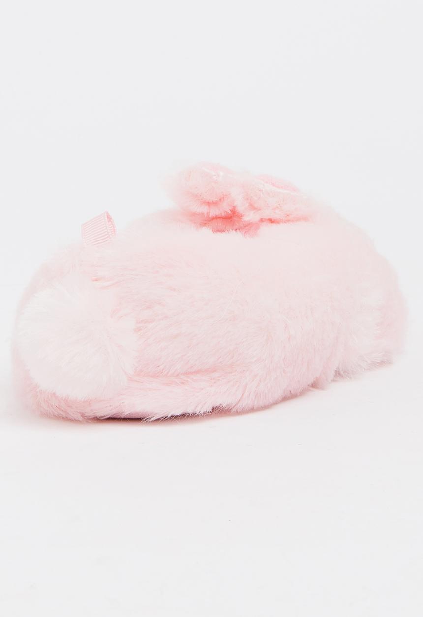 Pop Candy - Fluffy Bunny Slippers Pale Pink