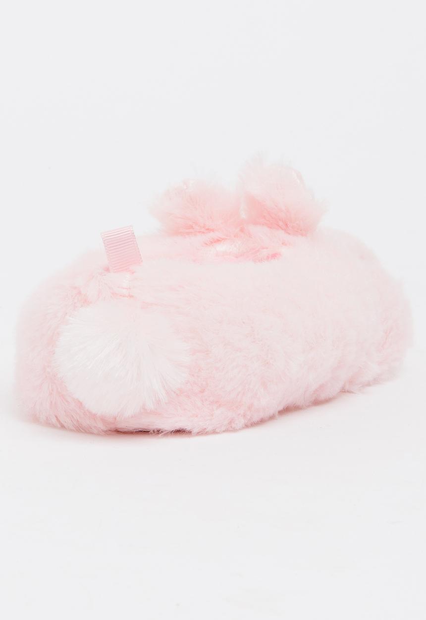 Pop Candy - Fluffy Bunny Slippers Pale Pink