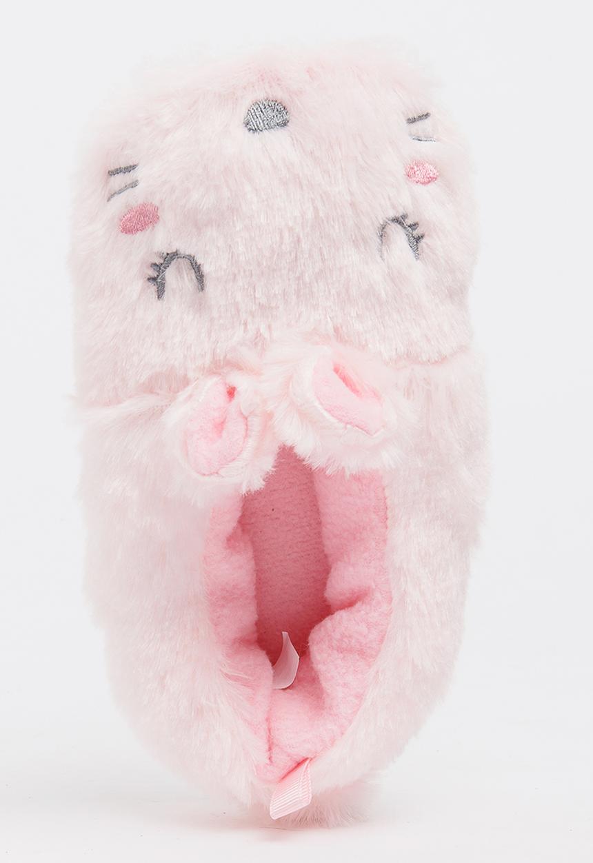 Pop Candy - Fluffy Bunny Slippers Pale Pink