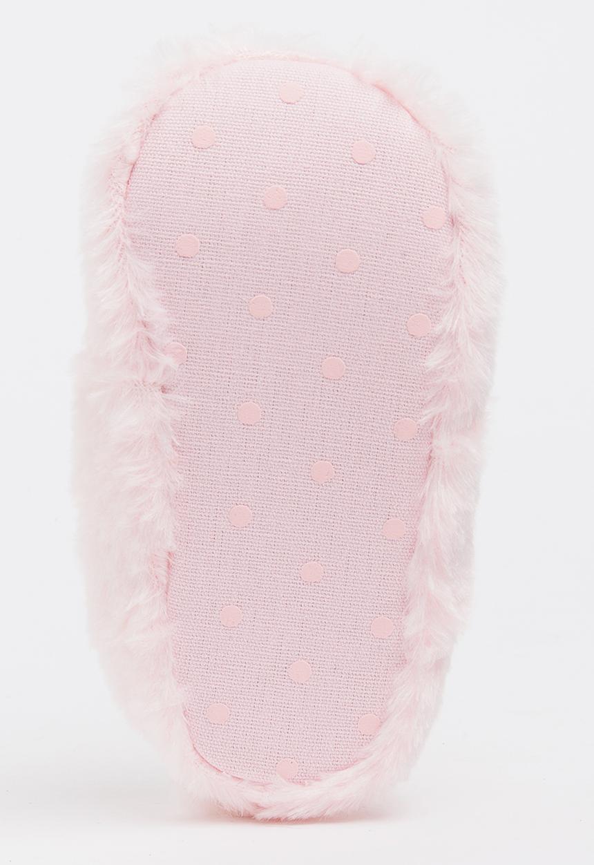 Pop Candy - Fluffy Bunny Slippers Pale Pink