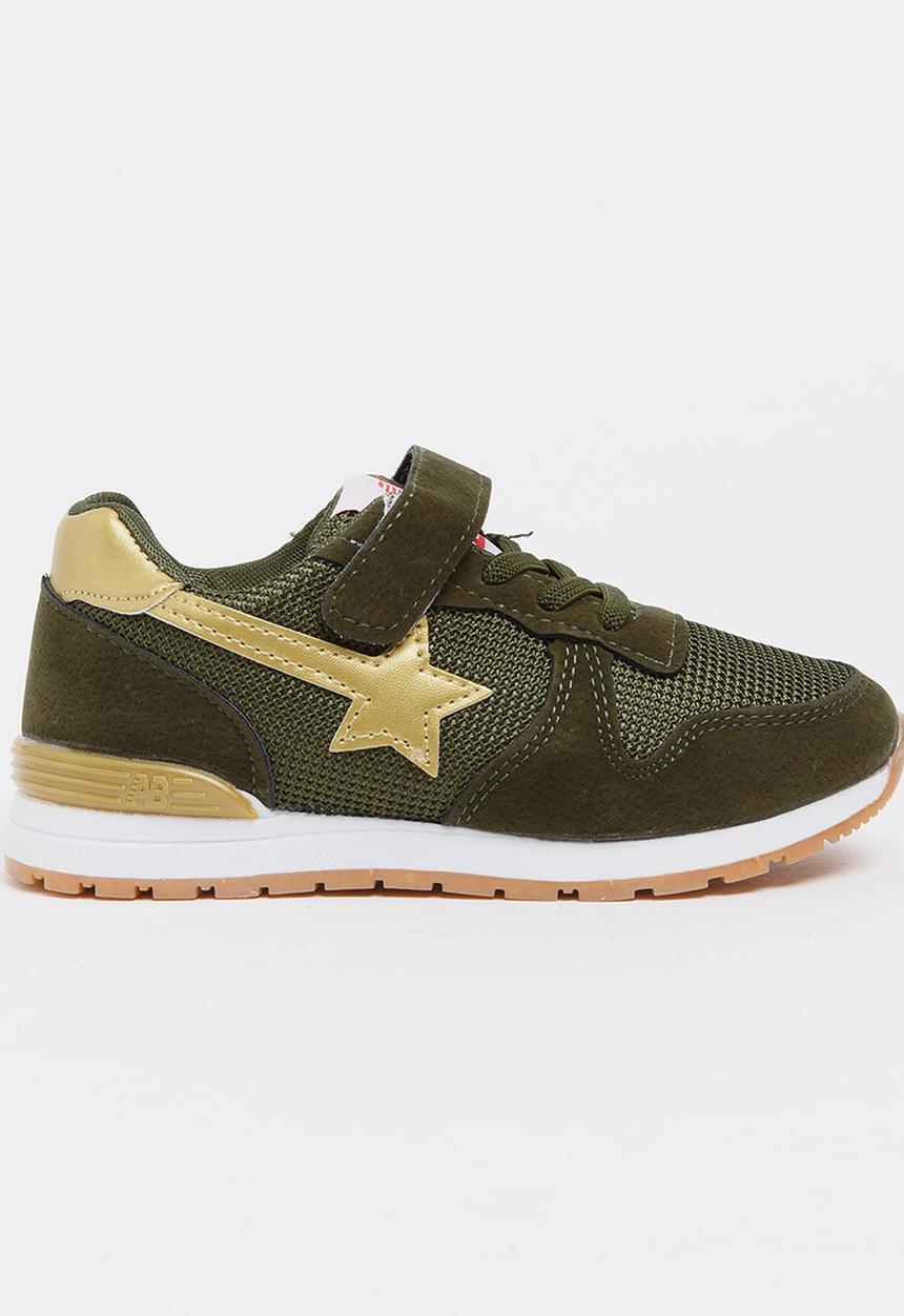 Pop Candy - Boys Low Sneakers Green