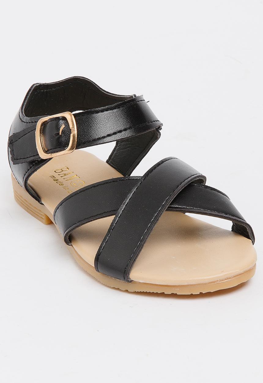 Pop Candy - Strappy Sandals Black