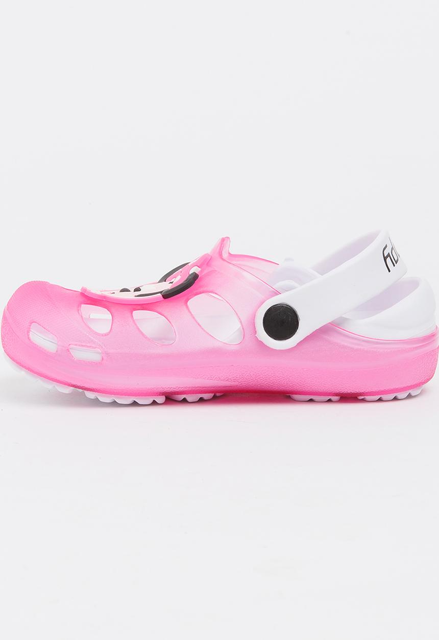 Pop Candy - Printed Sandals Pale Pink