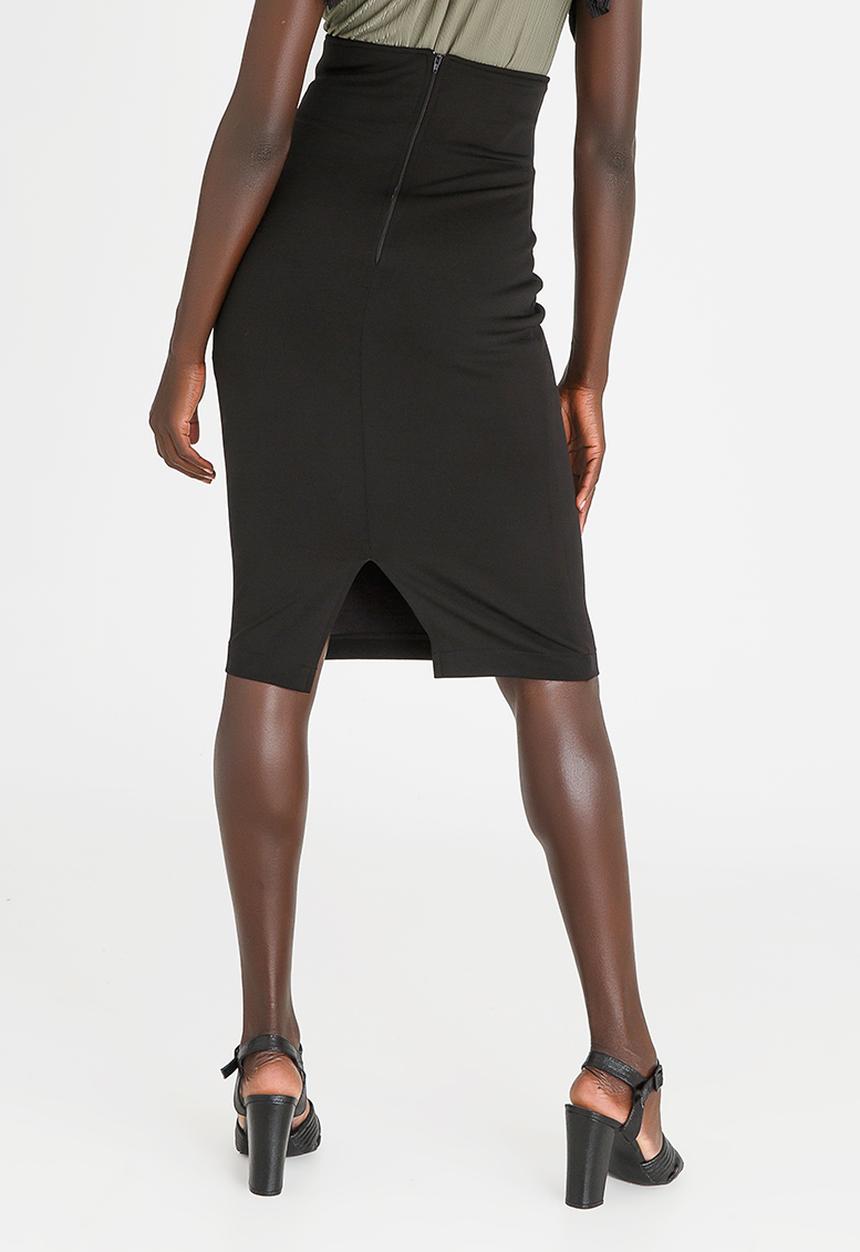 Sober - Otelia Stretch High-waist Skirt Black