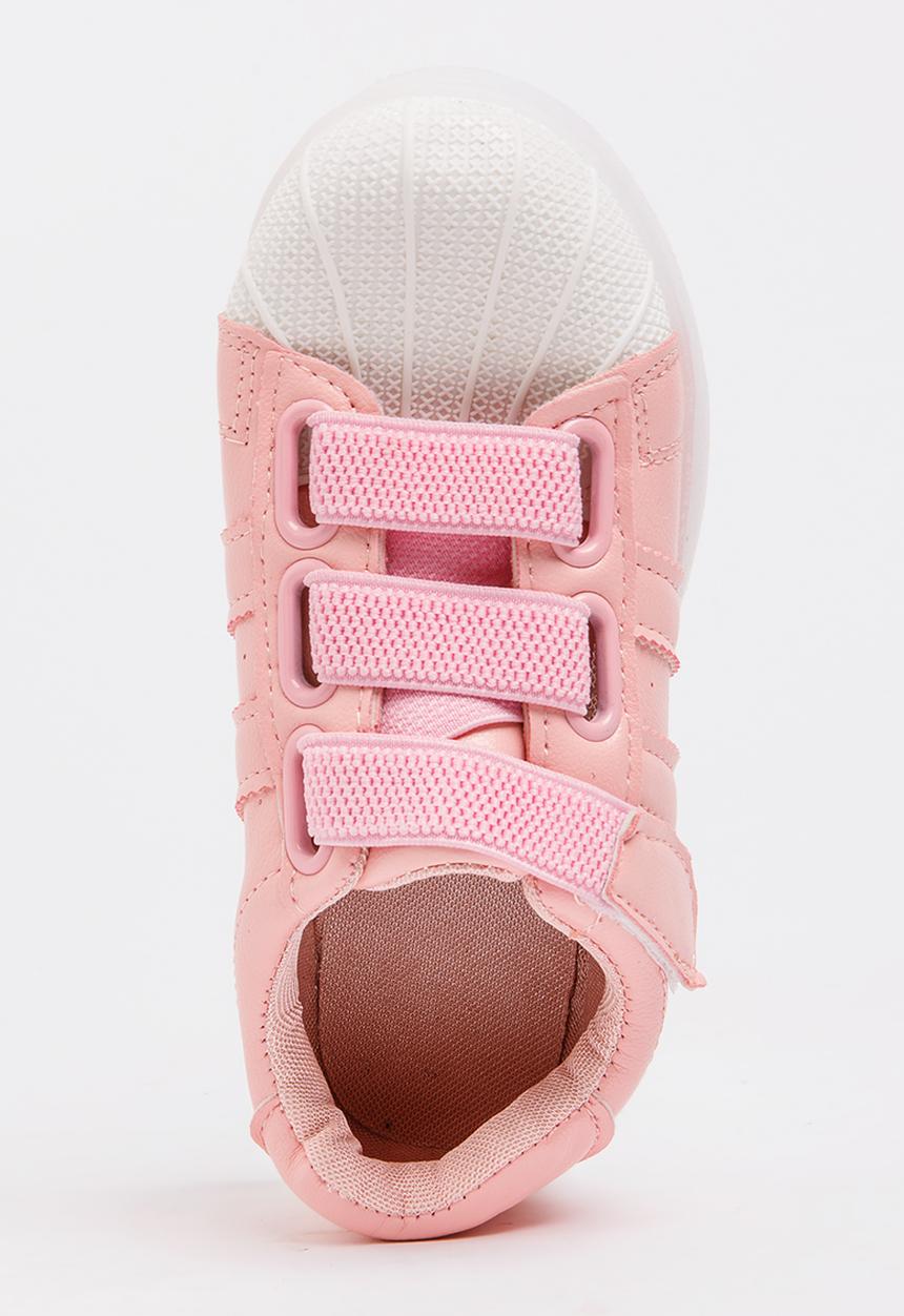 Pop Candy - Girls Light up Sneakers Pale Pink