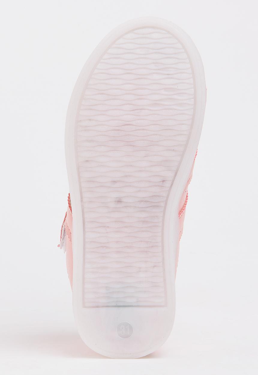 Pop Candy - Girls Light up Sneakers Pale Pink