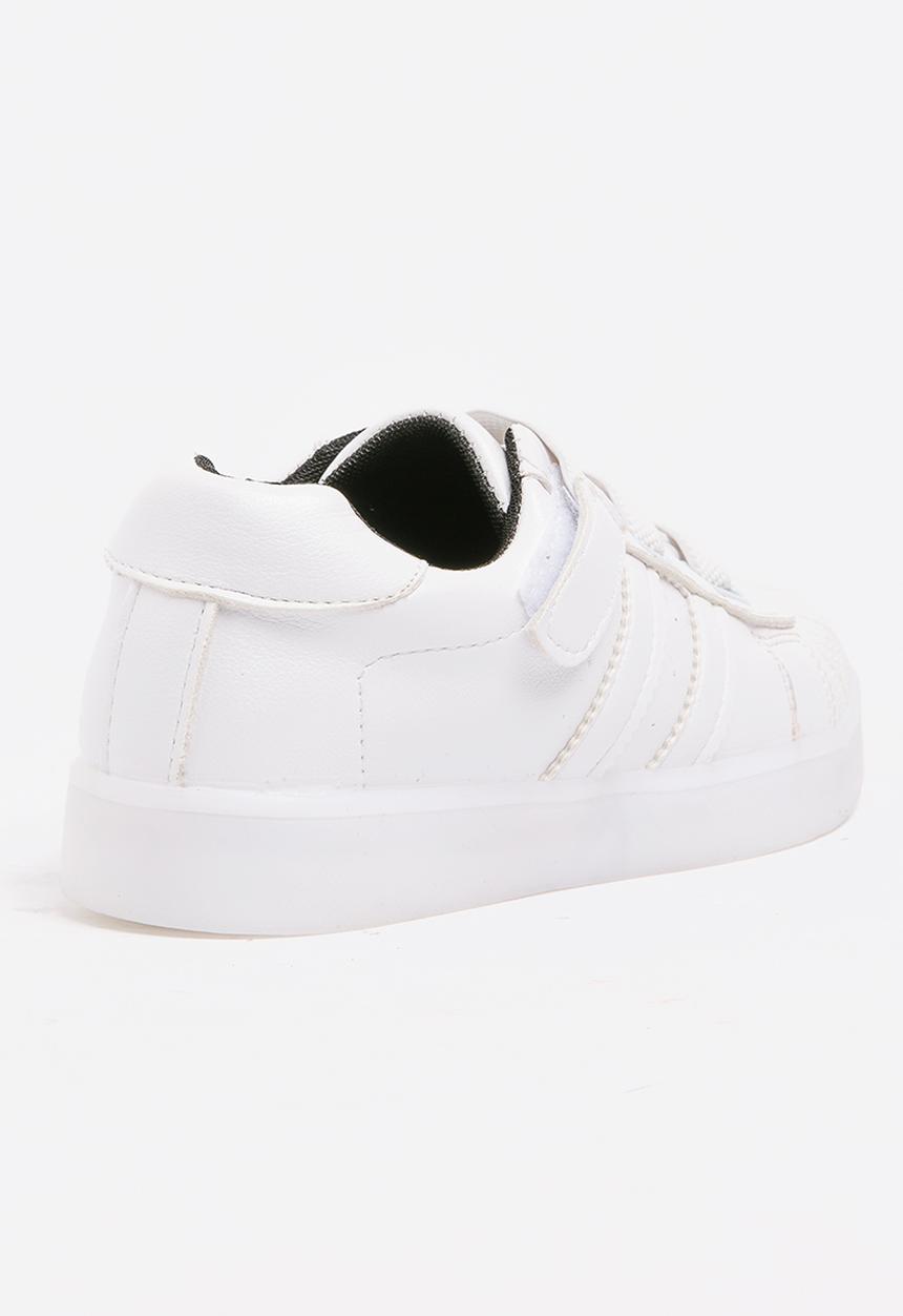 Pop Candy - Boys Light up Sneakers White
