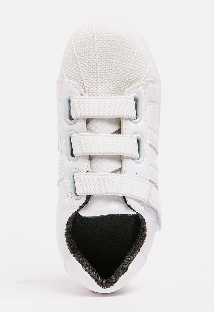 Pop Candy - Boys Light up Sneakers White