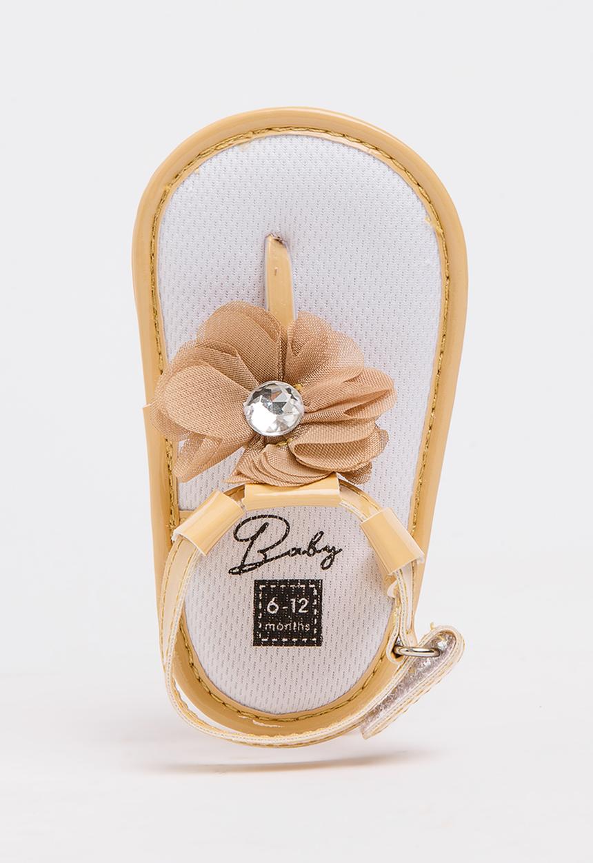 Pop Candy - Embellished Sandal Nude
