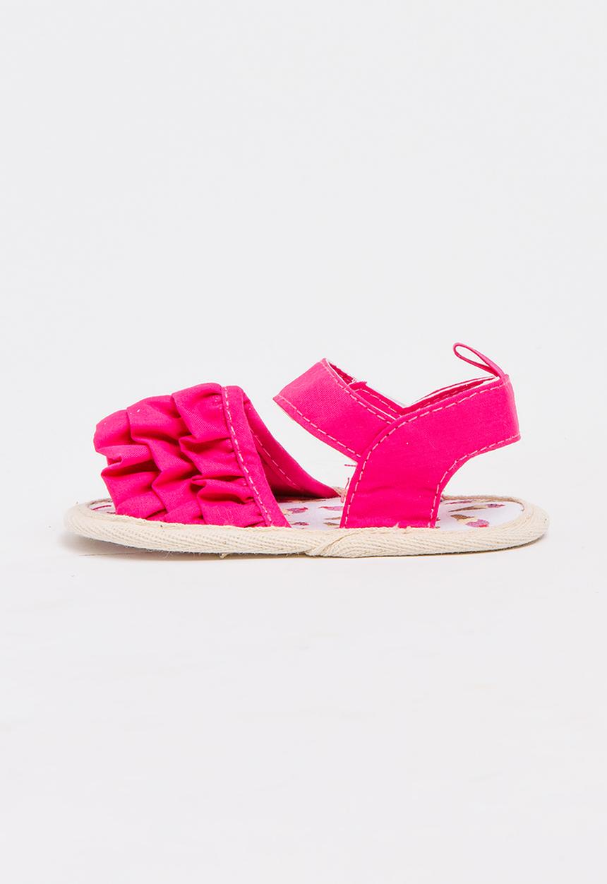 Pop Candy - Ruffle Sandal Mid Pink