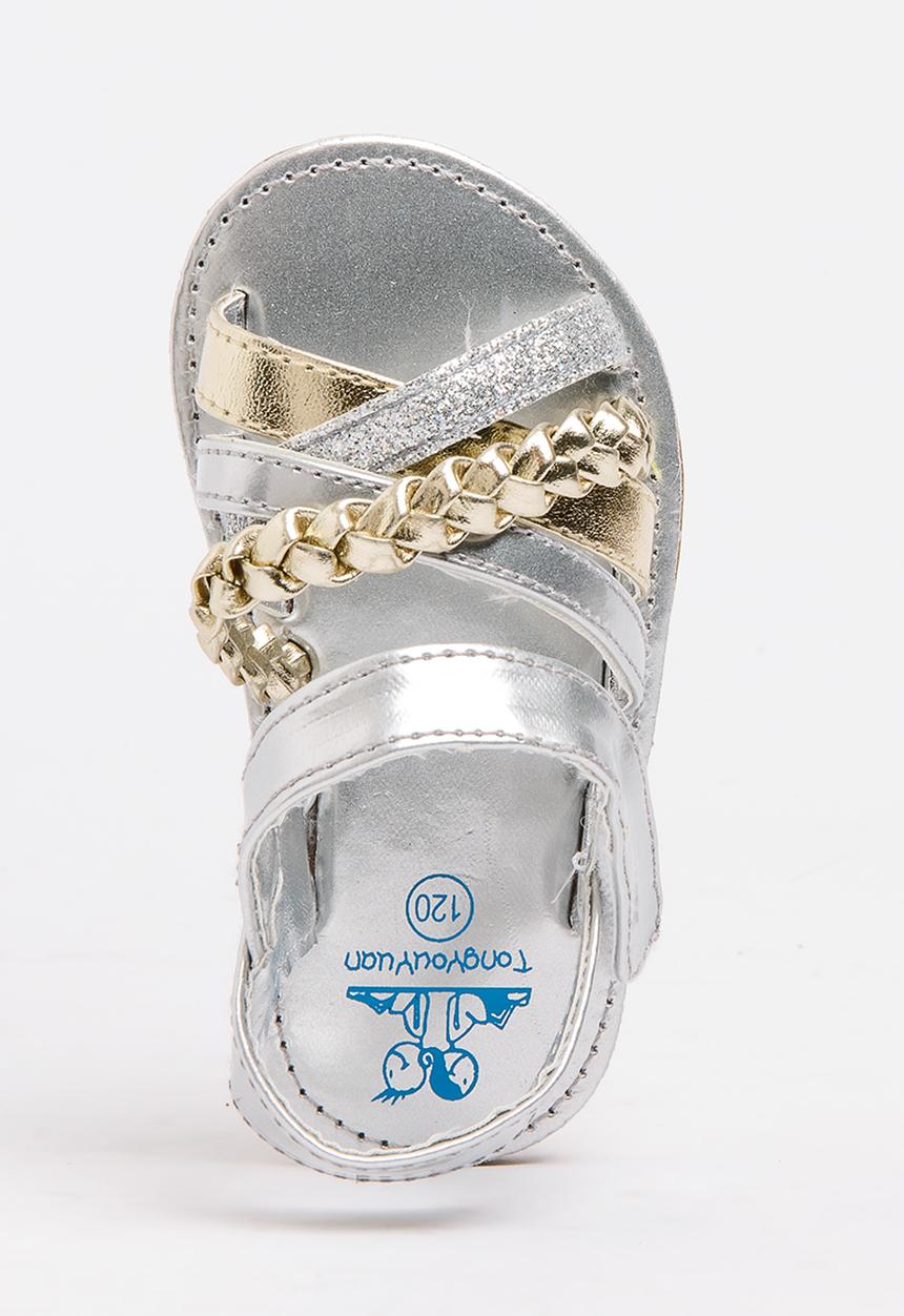 Pop Candy - Metallic Sandal Silver
