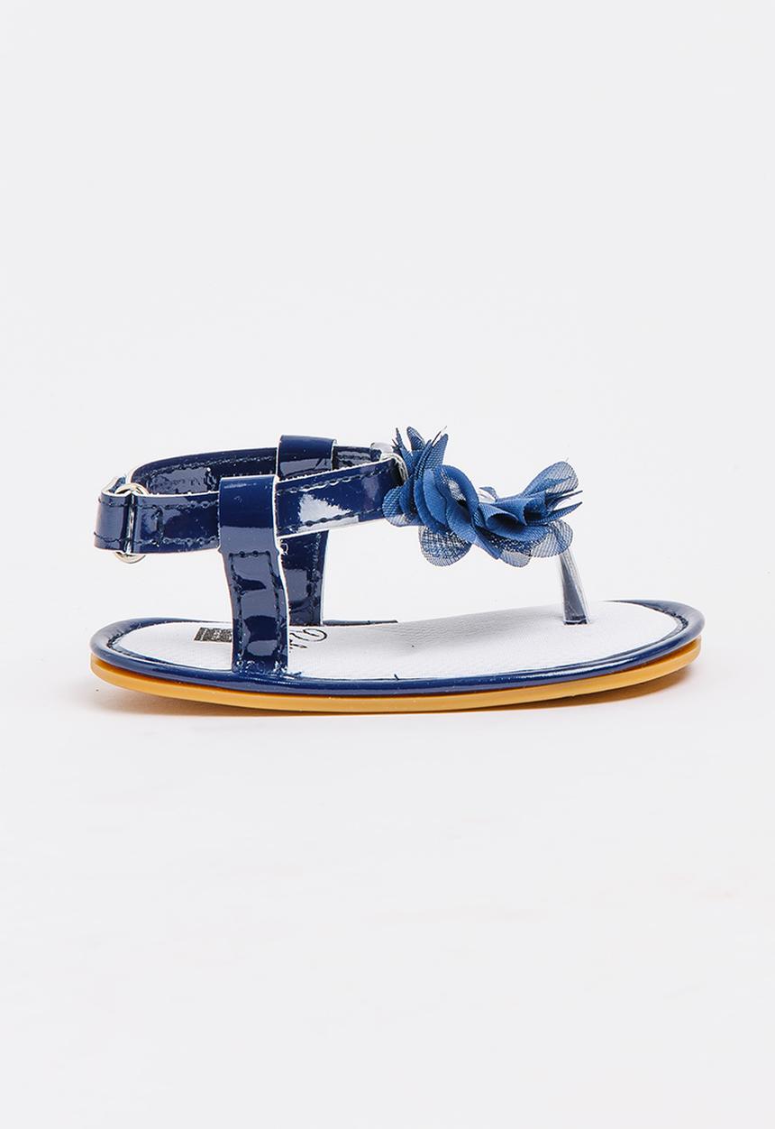 Pop Candy - Embellished Sandal Navy