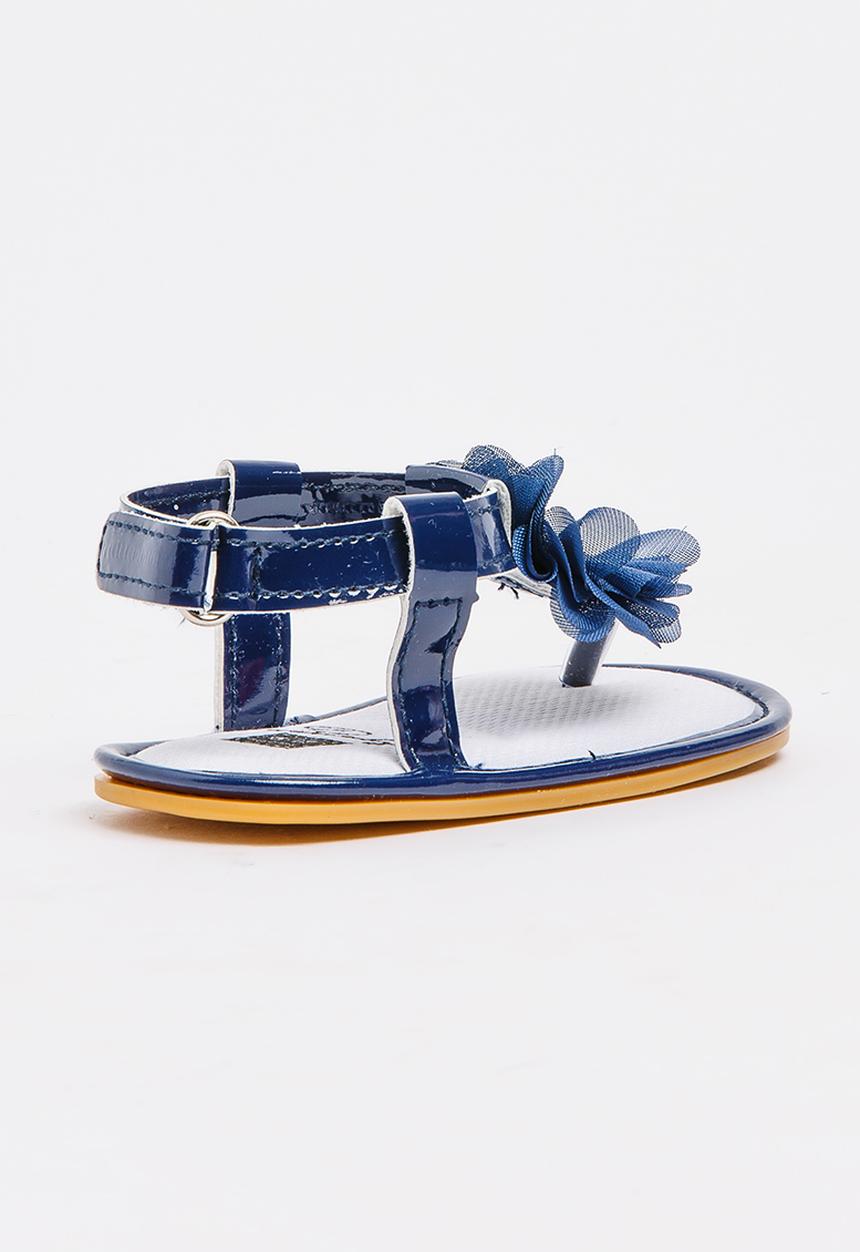 Pop Candy - Embellished Sandal Navy