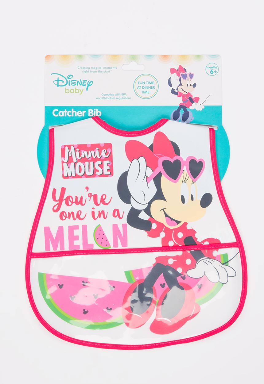 Character Baby - Minnie Mouse Catcher Bib Dark Pink
