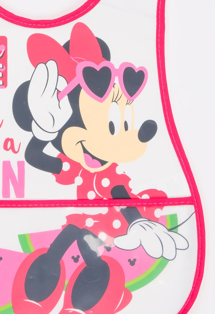 Character Baby - Minnie Mouse Catcher Bib Dark Pink