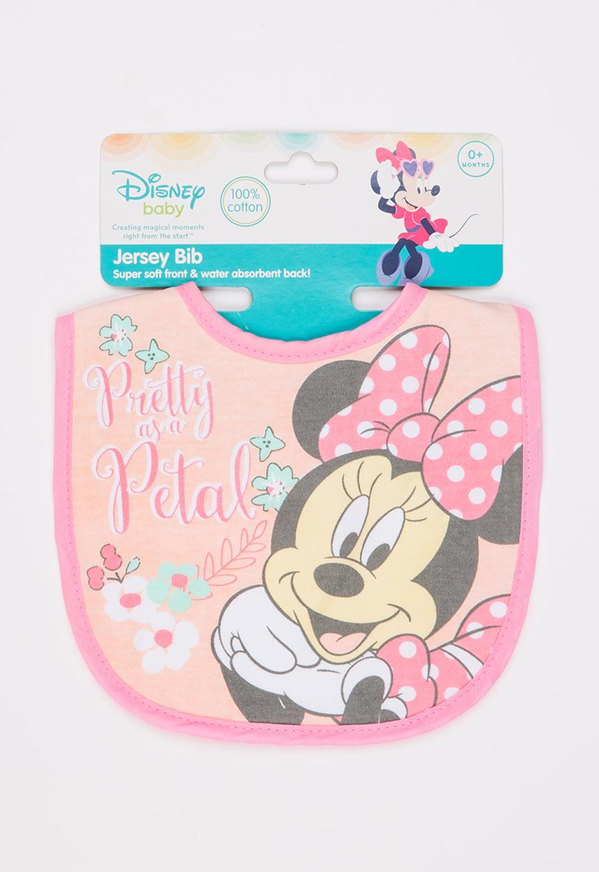 Character Baby - Printed Jersey Bib Mid Pink