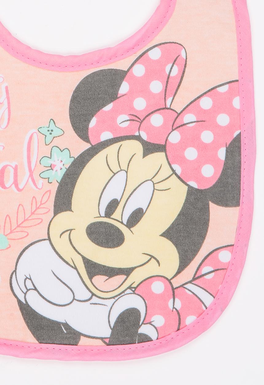 Character Baby - Printed Jersey Bib Mid Pink