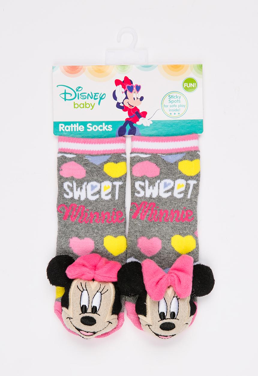 Character Baby - Printed Rattle Socks Multi-colour